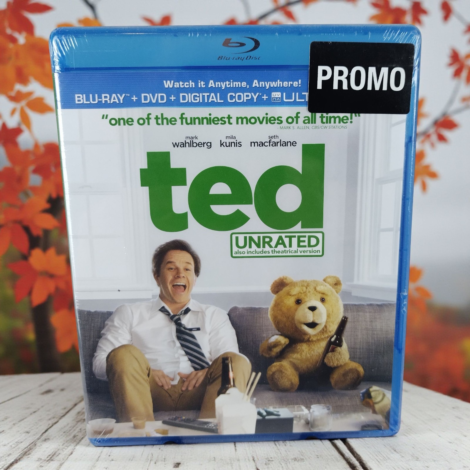 Ted Blu Ray 2012, UNRATED) Mark Wahlberg Mila Kunis - Brand New FACTORY Sealed