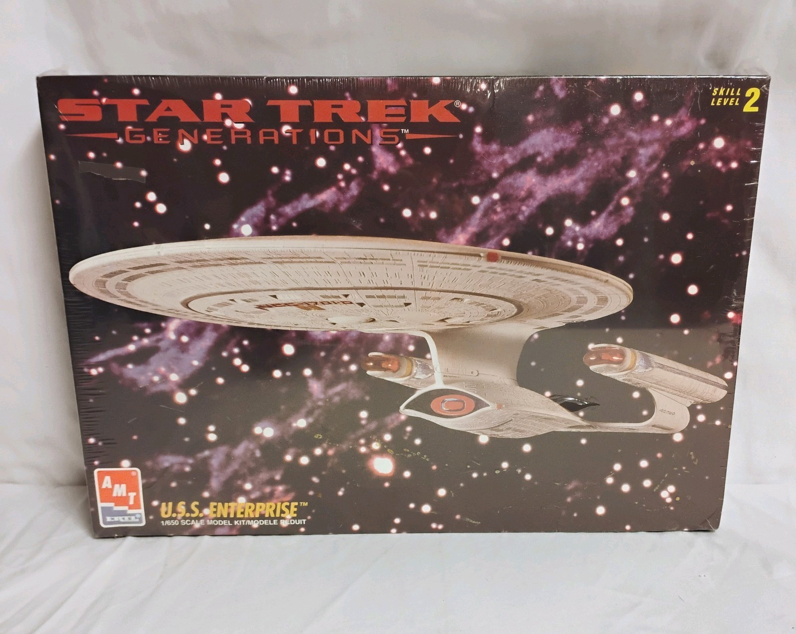 Star Trek Generations USS Enterprise Model Kit AMT ERTL 1/650 Sealed Vintage