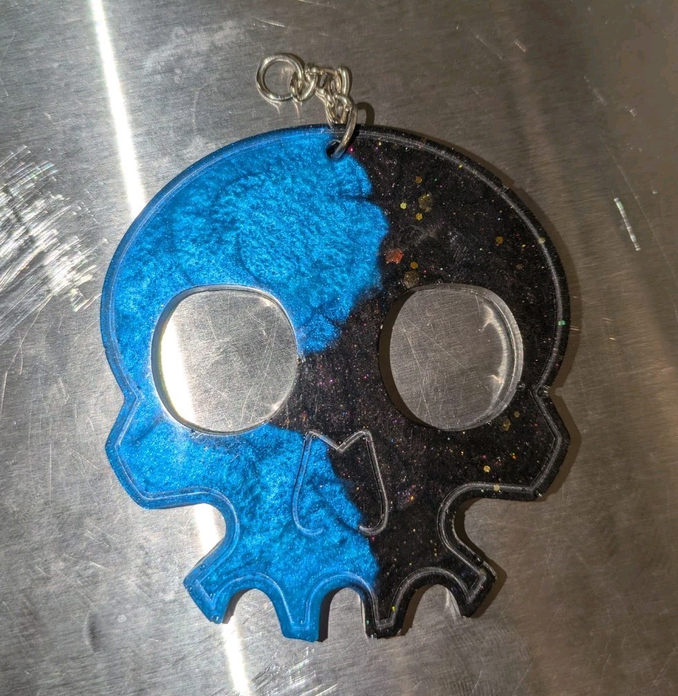 Skull Key Chain Self Defense Edc