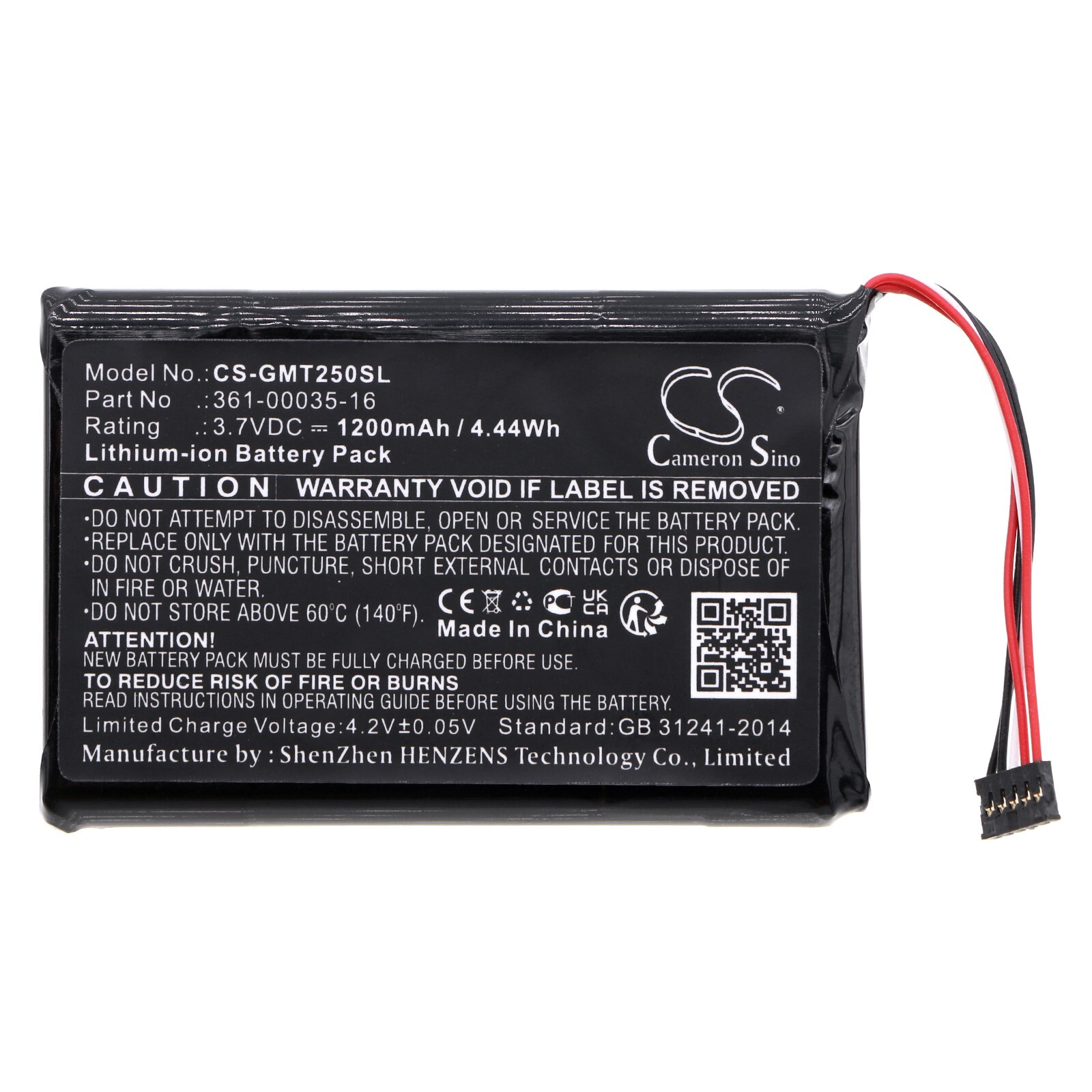 BATTERIE 1200mAh 361-00035-16 For Garmin TT25 GPS Dog Tracking Collars A04223