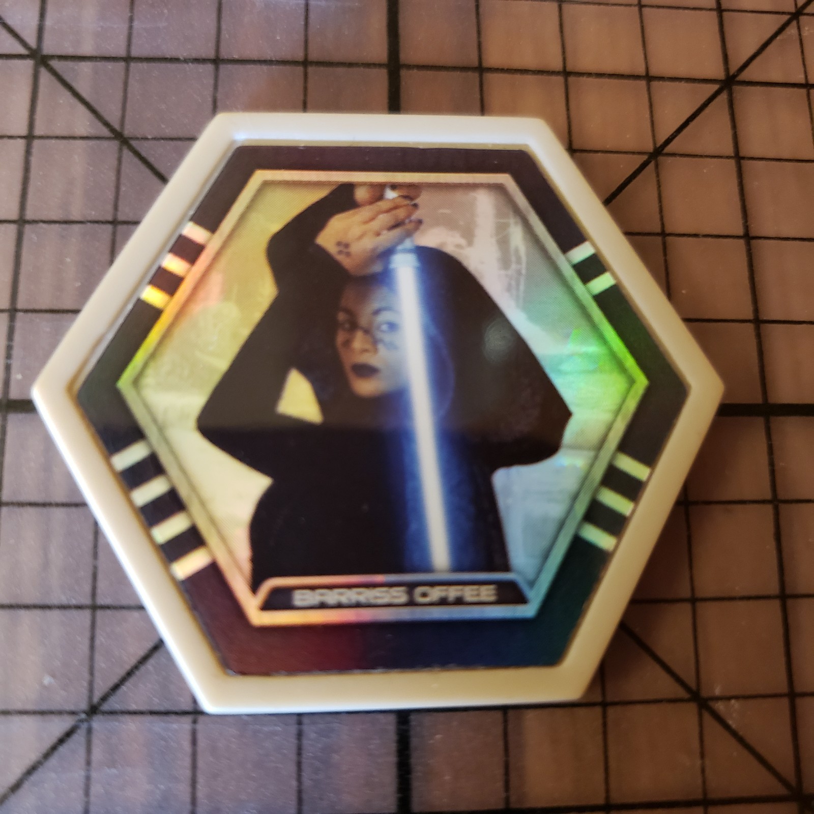 Topps Star Wars Galactic Connexions -Gray Border  Foil- Barriss Offee