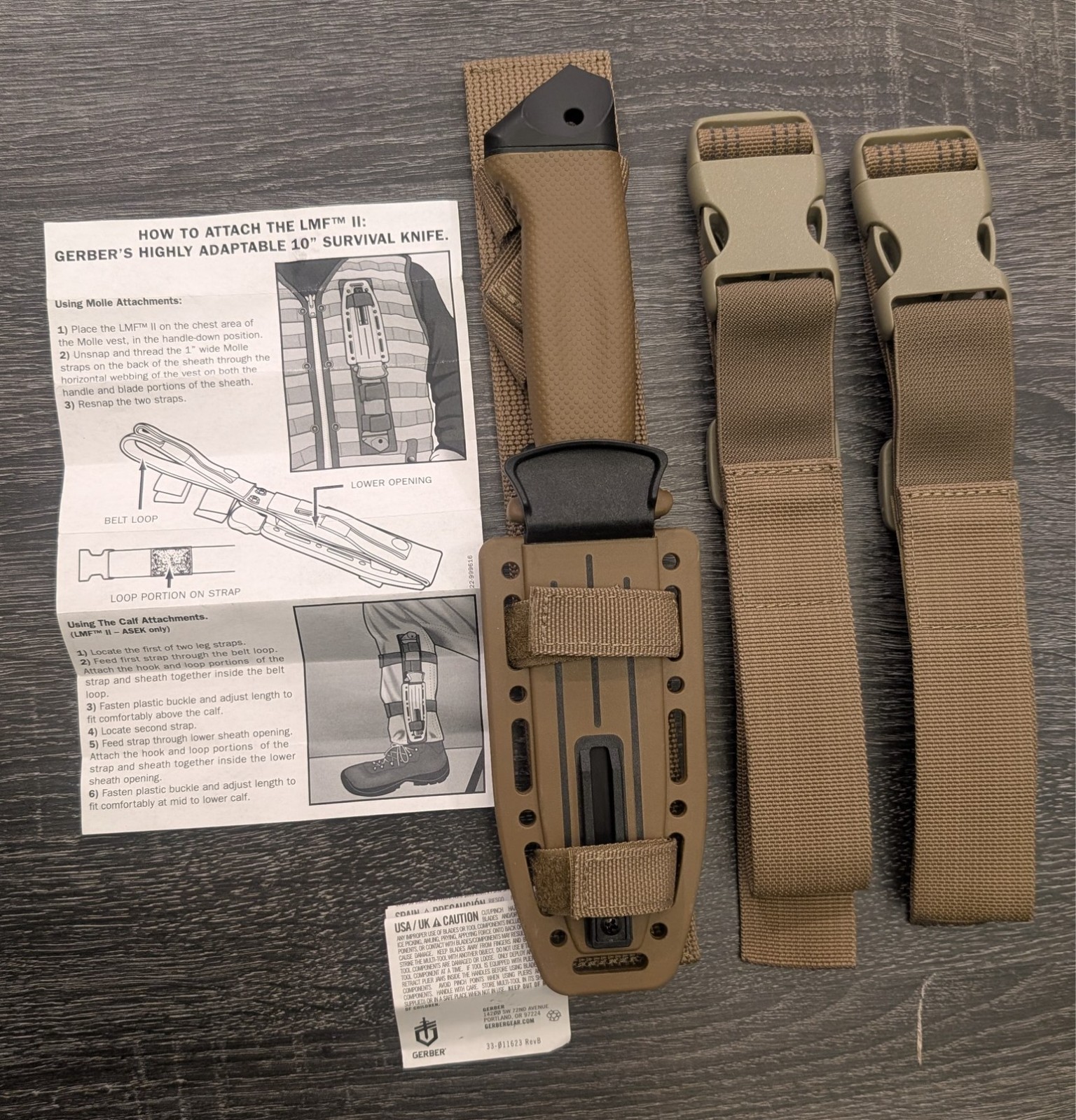 Gerber LMF II Survival Knife - New (No Box)