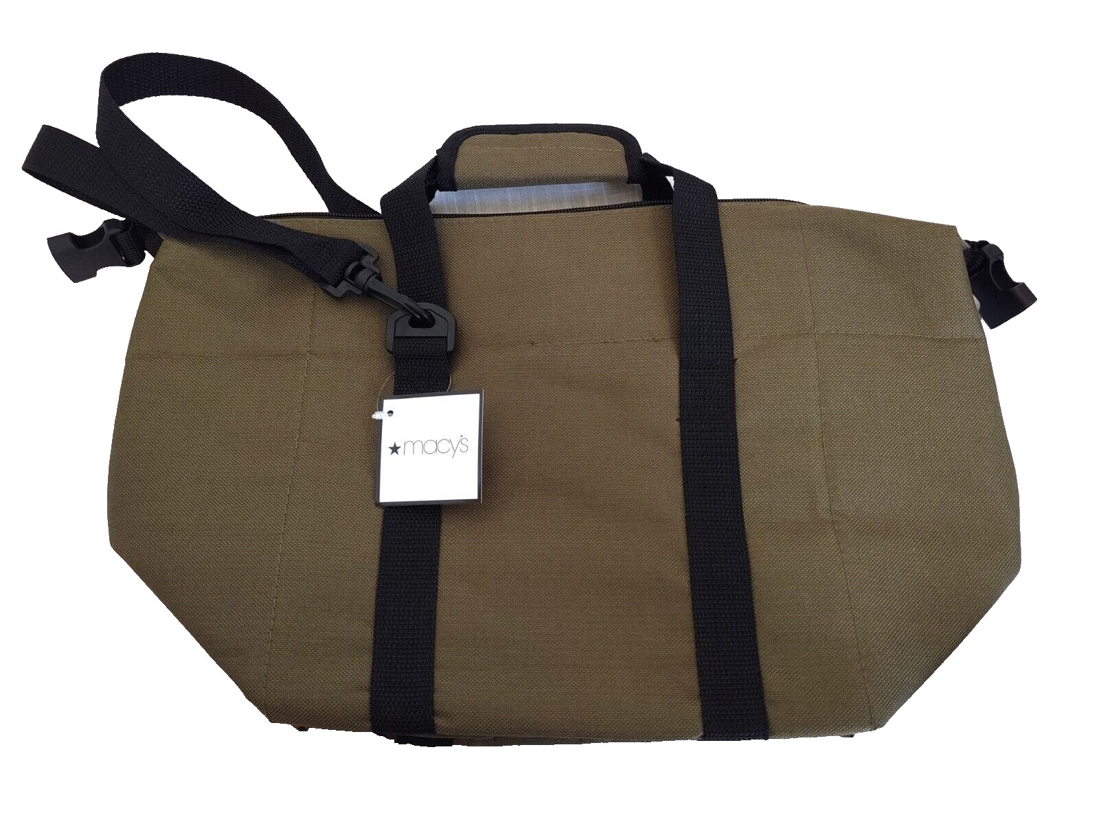 CARRY ON BROWN  CANVAS TOTE BAG