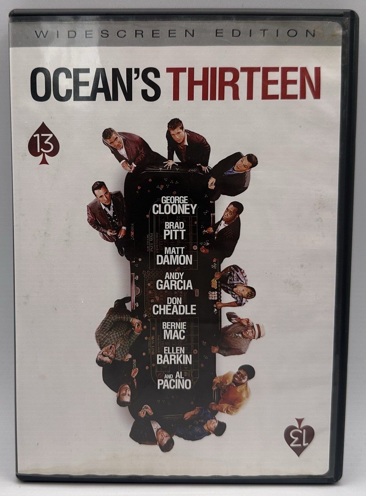Ocean's Thirteen DVD Widescreen George Clooney Brad Pitt Al Pacino 2007