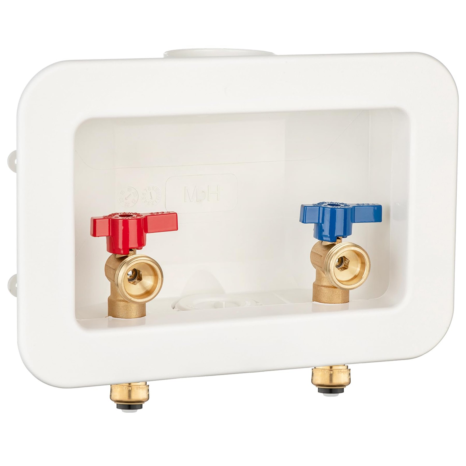 Washing Machine Outlet Box 1/2 PushtoConnect 2 Inch Central Drain 1 PCS