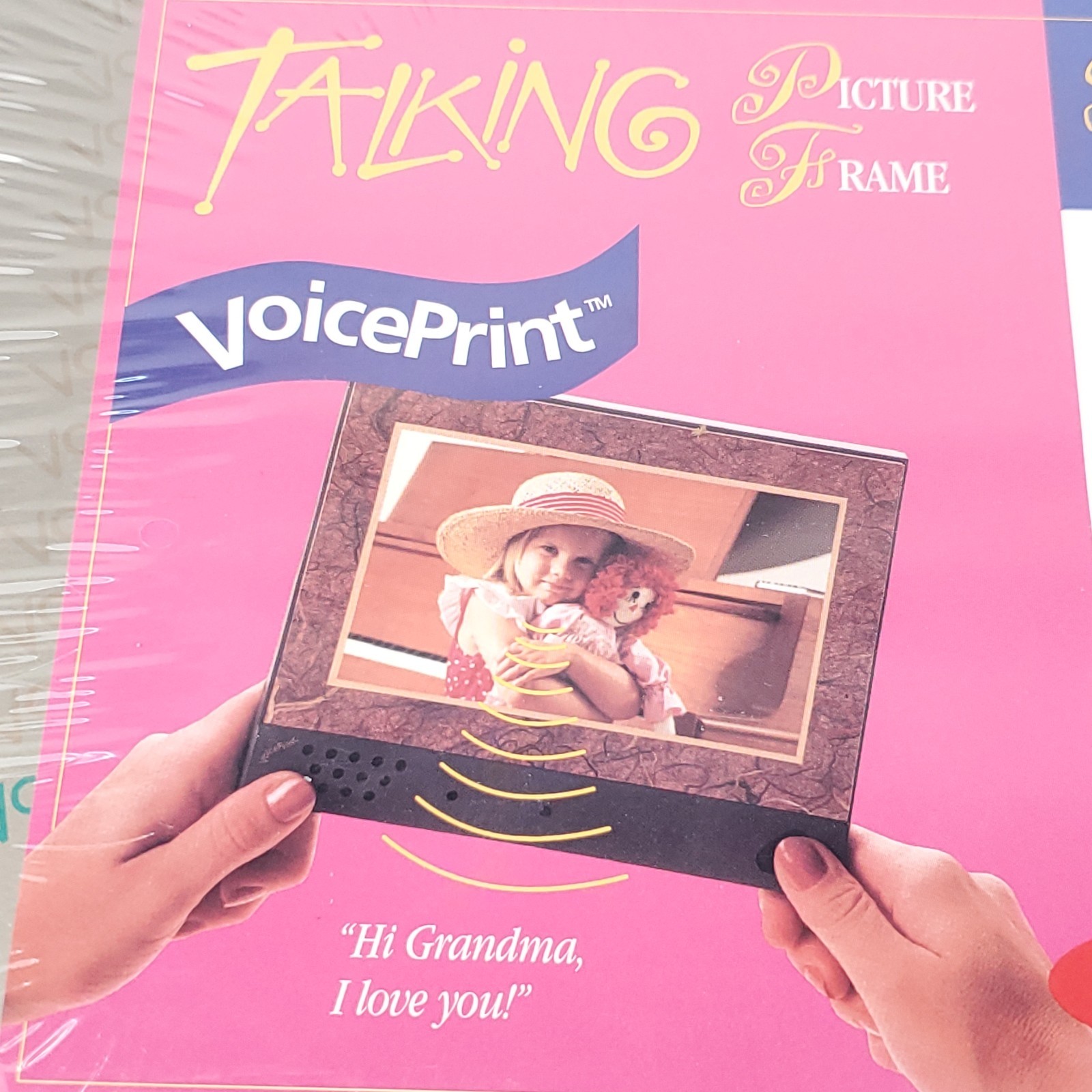 VOICEPRINT TALKING PICTURE FRAME. NEW! 2 Frames, 4 x 6 w/Per. Record. 