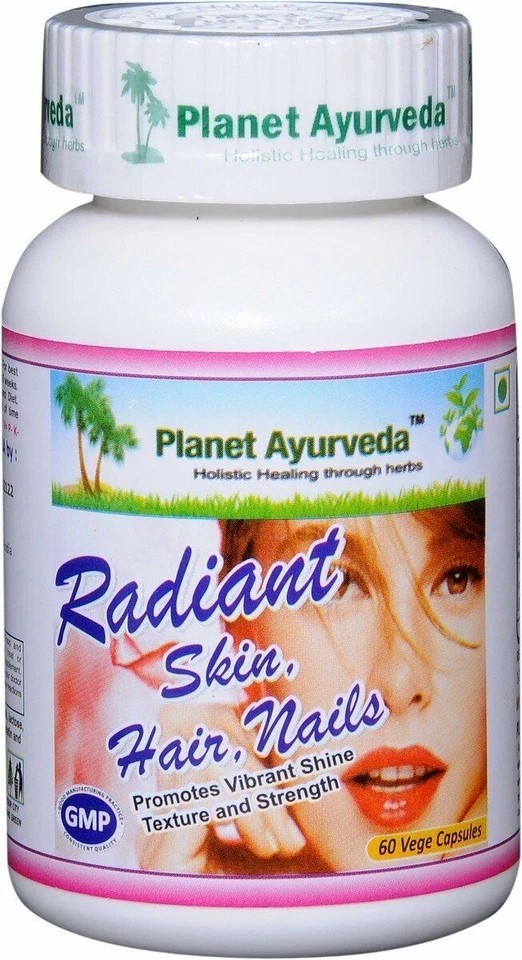 Planet Ayurveda Radiant Skin Hair Nails Capsules - 60 Capsules