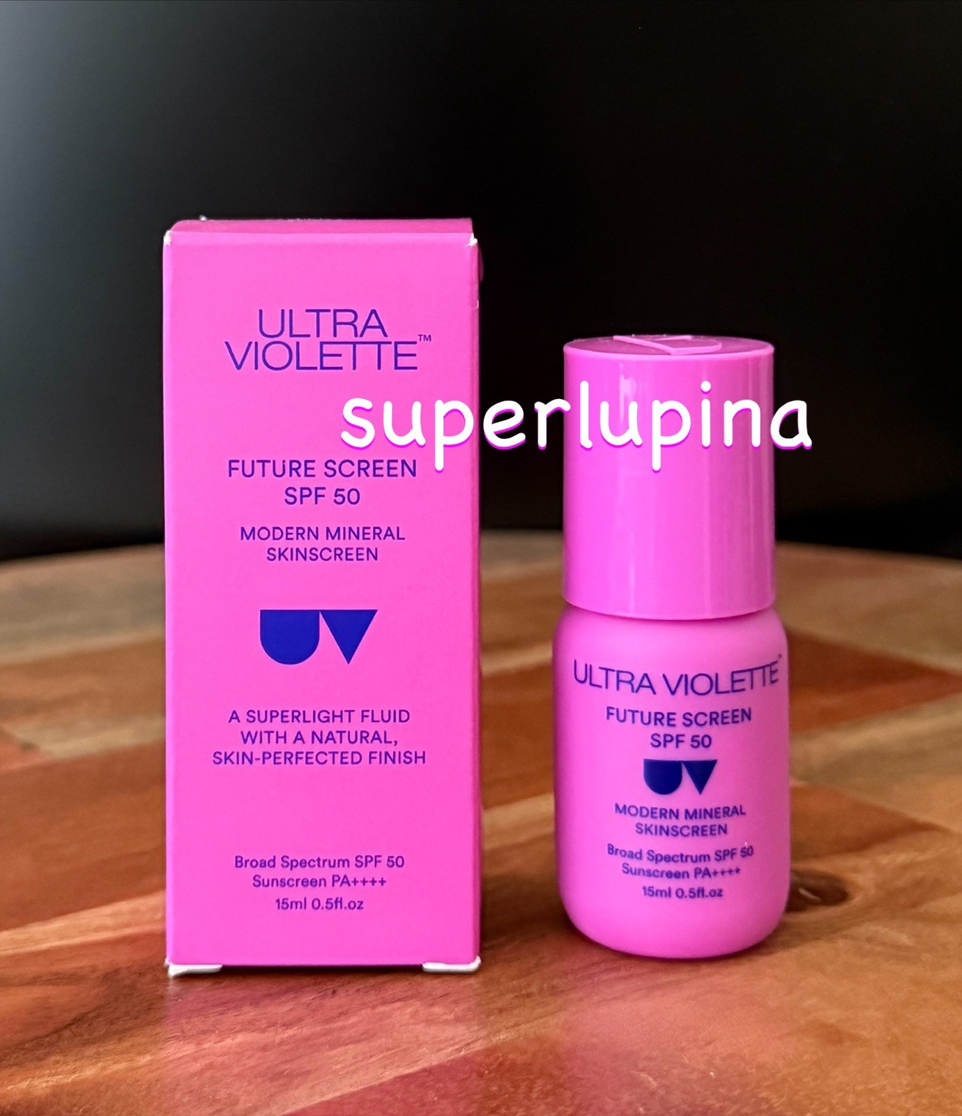 Ultra Violette Future Screen SPF 50 Mineral Sunscreen Travel Size 0.5 oz 01/2027