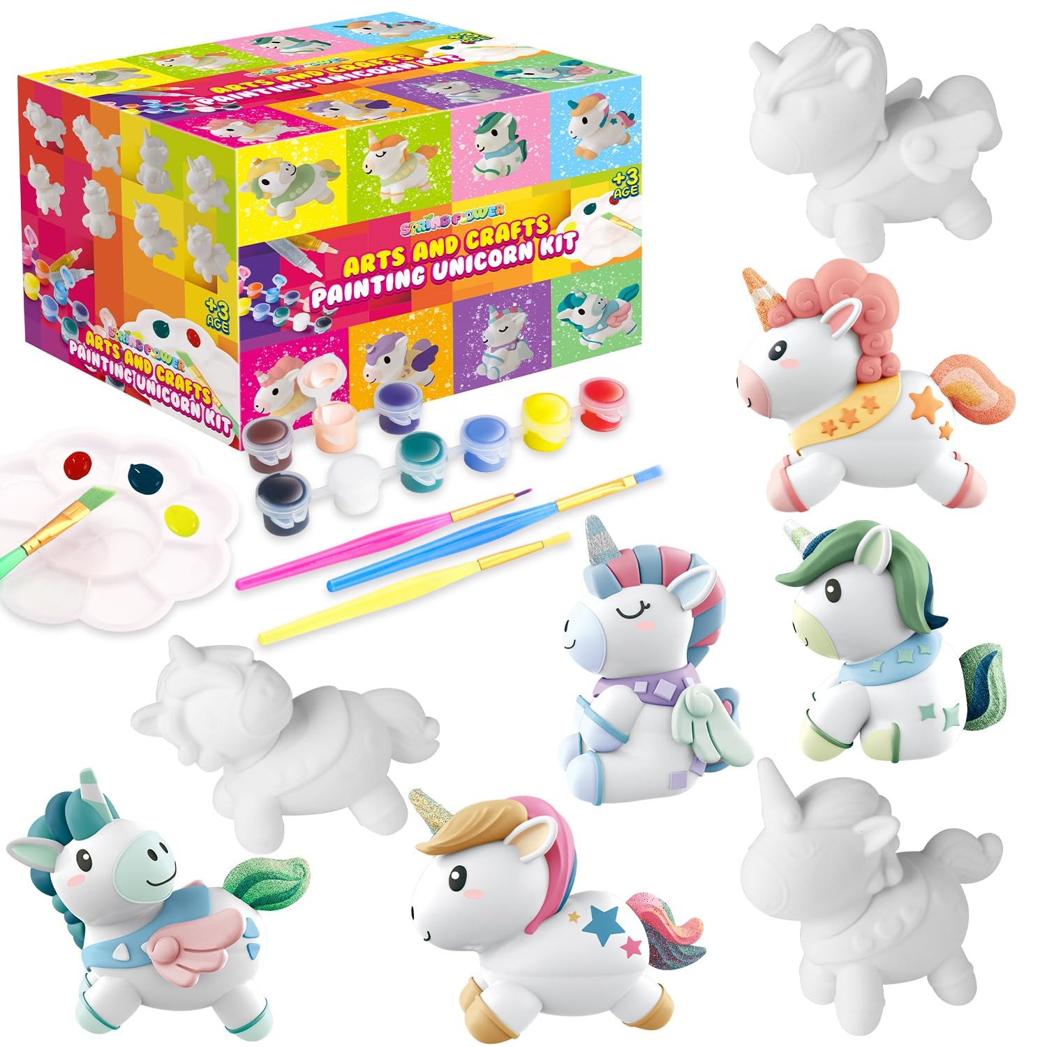 Unicorn Gift Toys for 3 4 5 6 7 8 Years Old Girls - Girls Arts and Crafts Pai...