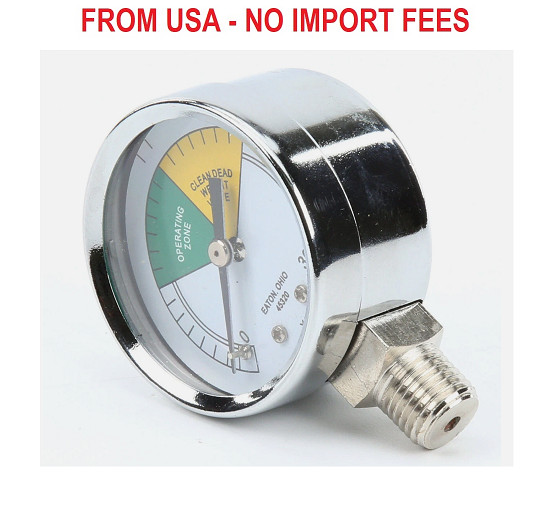 PRESSURE GAUGE 2" DIA 0-30 PSI 1/4" MPT for Henny Penny Fryer 500 16910 621053