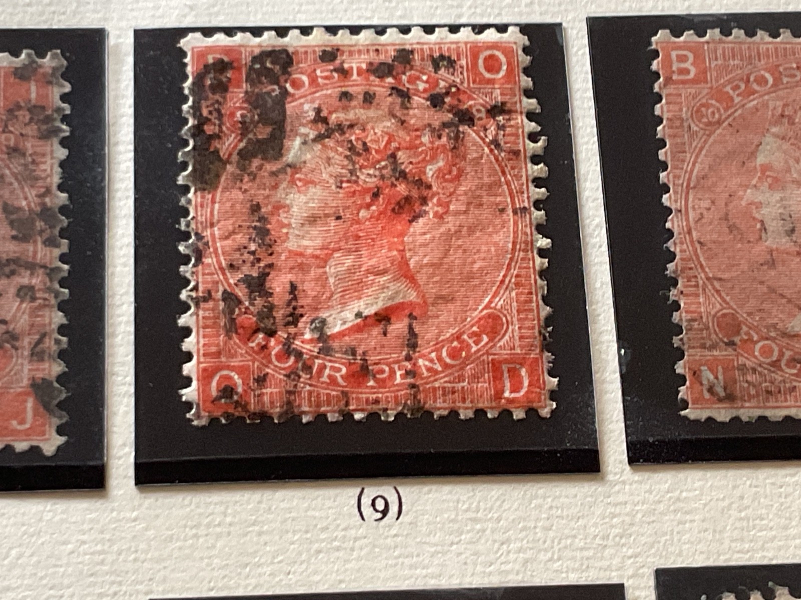 Great Britain Victoria four pence  used stamp   B3168