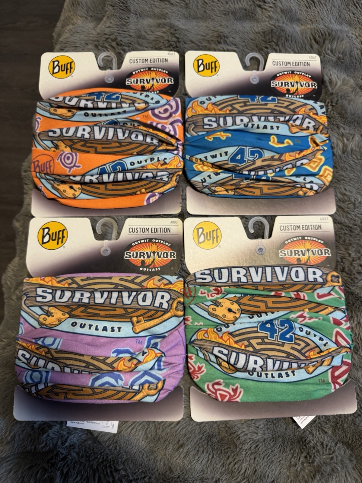 Survivor 42 Buff Bundle **NEW ON CARD WITH TAGS**  Cheapest Price Guaranteed! 🔥