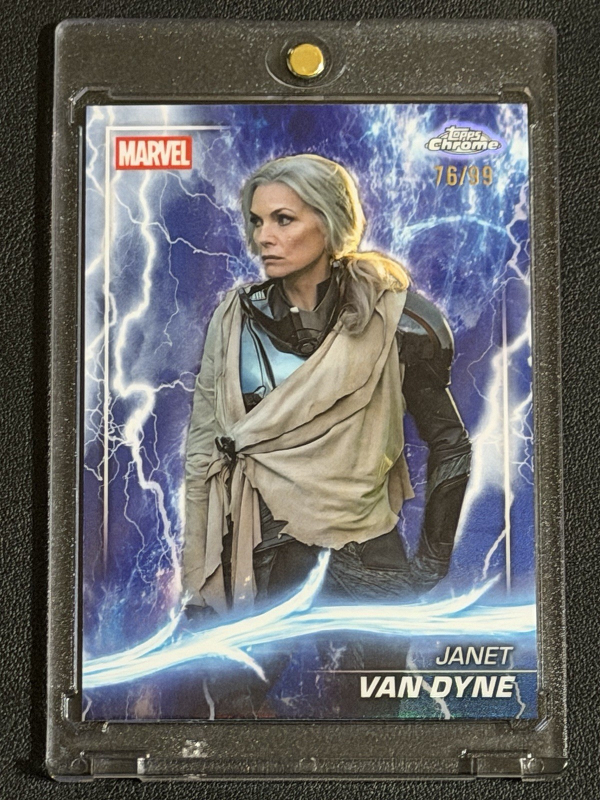2025 Topps Chrome Marvel Studios Janet Van Dyne #92 Thor Refractor /99