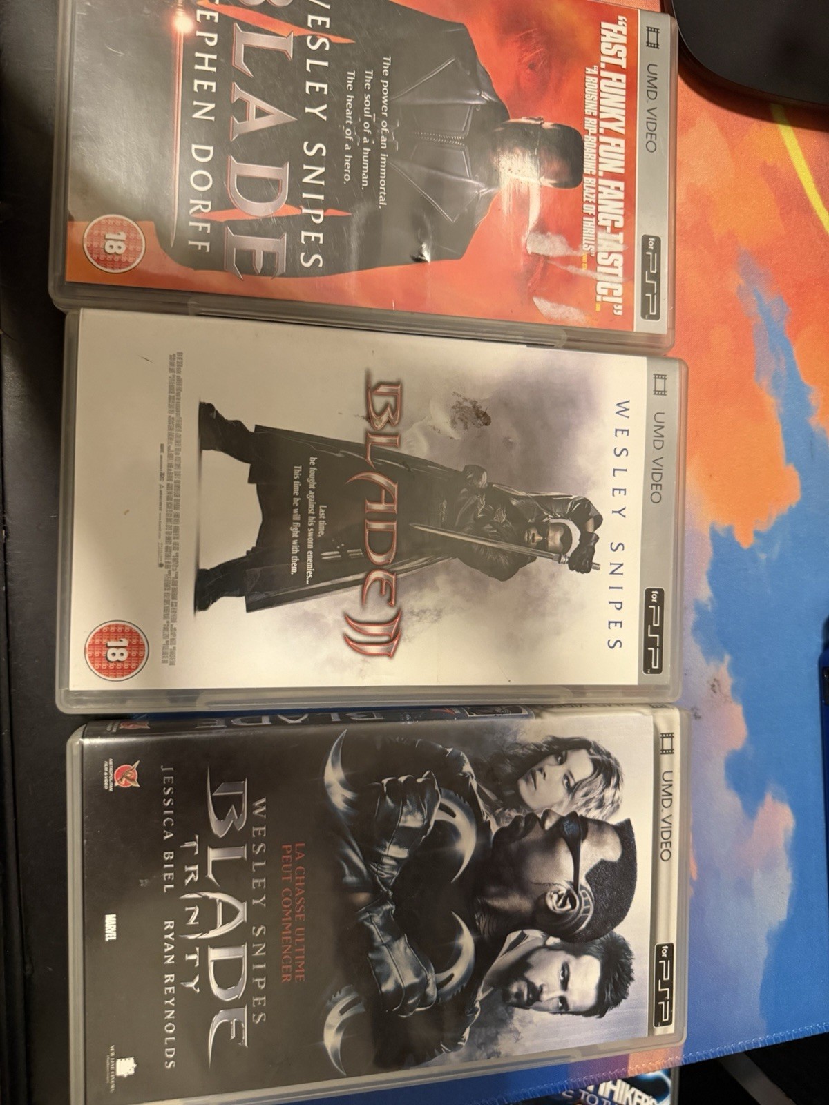 Blade 1,2,3 Movies PSP UMD
