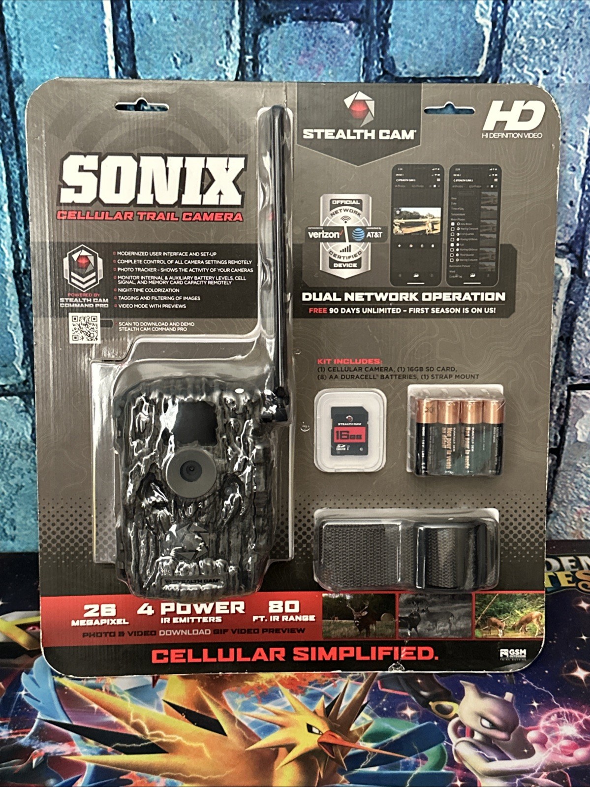 Stealth Cam SONIX HD 26MP 80' Cellular Trail Camera STC-FATWX V2 BRAND NEW