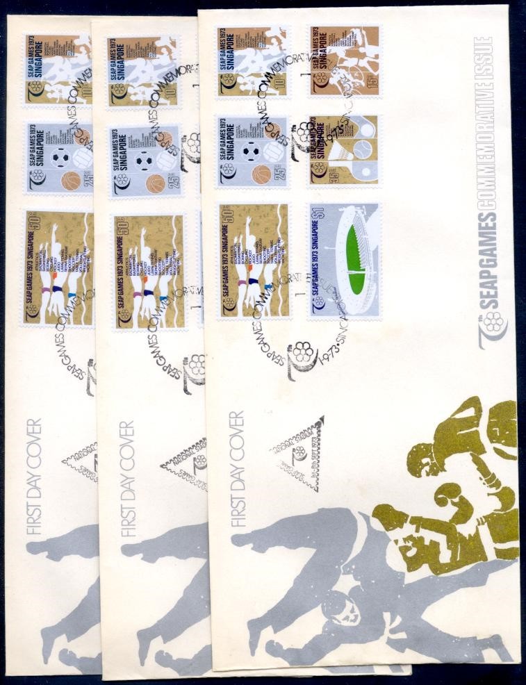 SINGAPORE 1973 SEAP GAMES 5 DFC