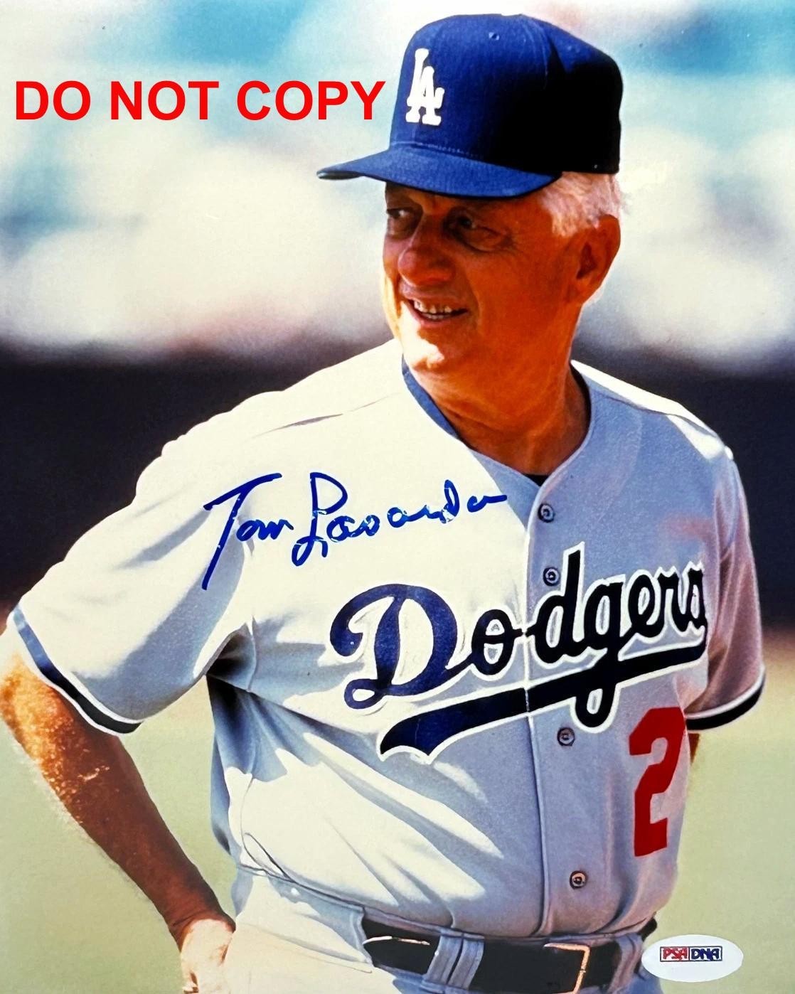 Tommy Lasorda LOS ANGELES DODGERS Signed Autographed REPRINT 8x10 Photo RP 3