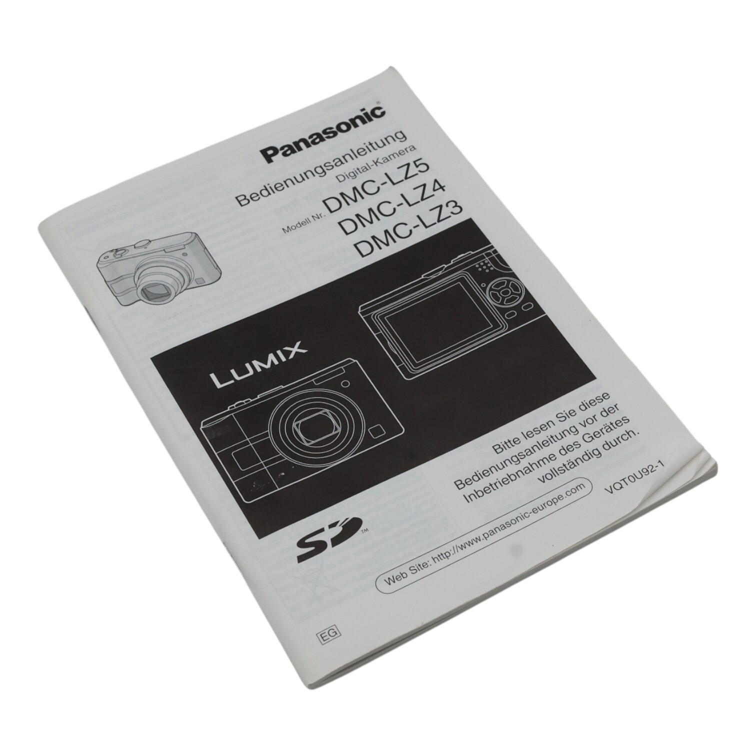 Panasonic Bedienungsanleitung Digital Camera DMC-LZ5 DMC-LZ4 DMC-LZ3 Guide