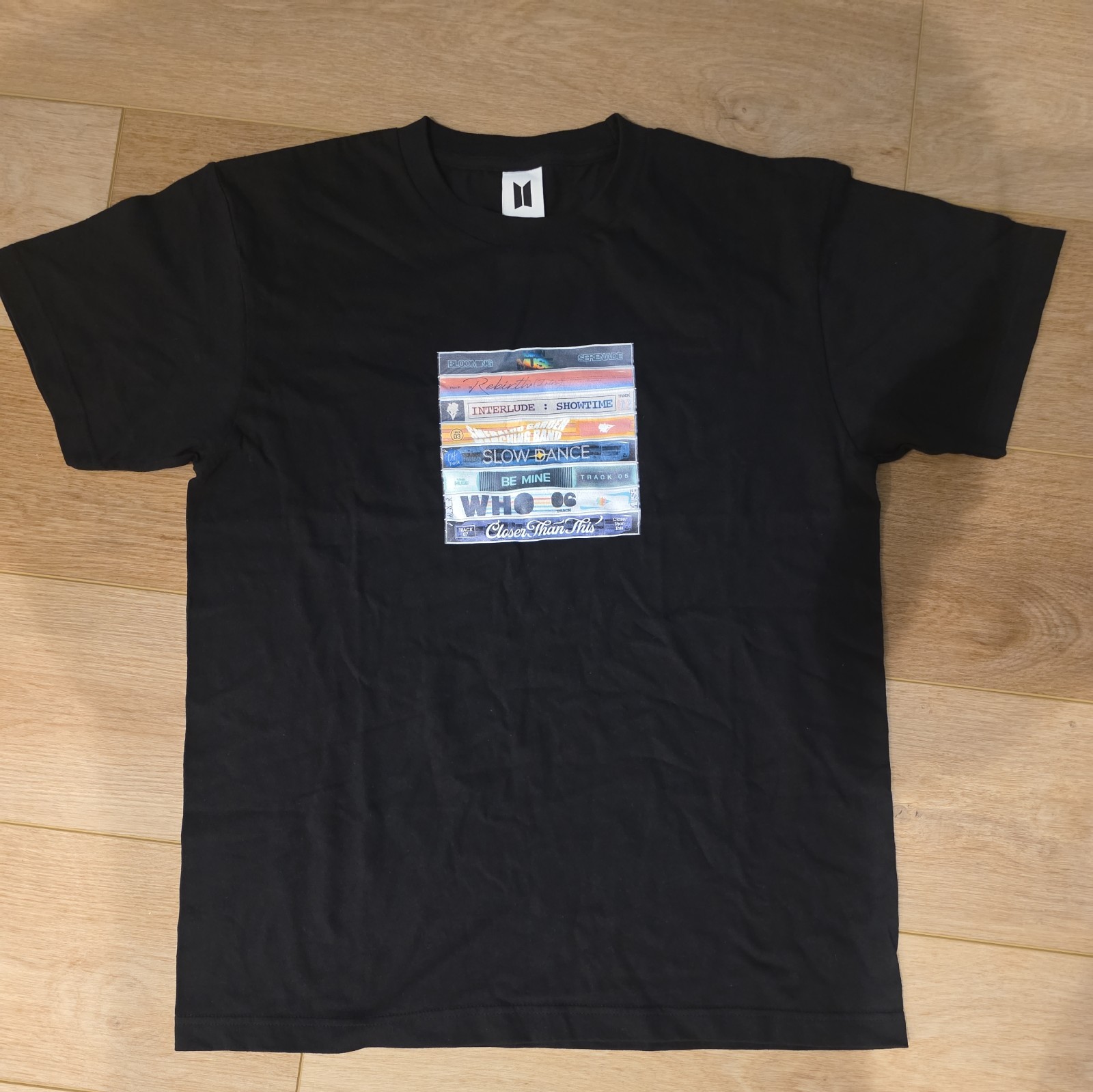 BTS JIMIN MUSE Official MD T-shirt (Black, M) 