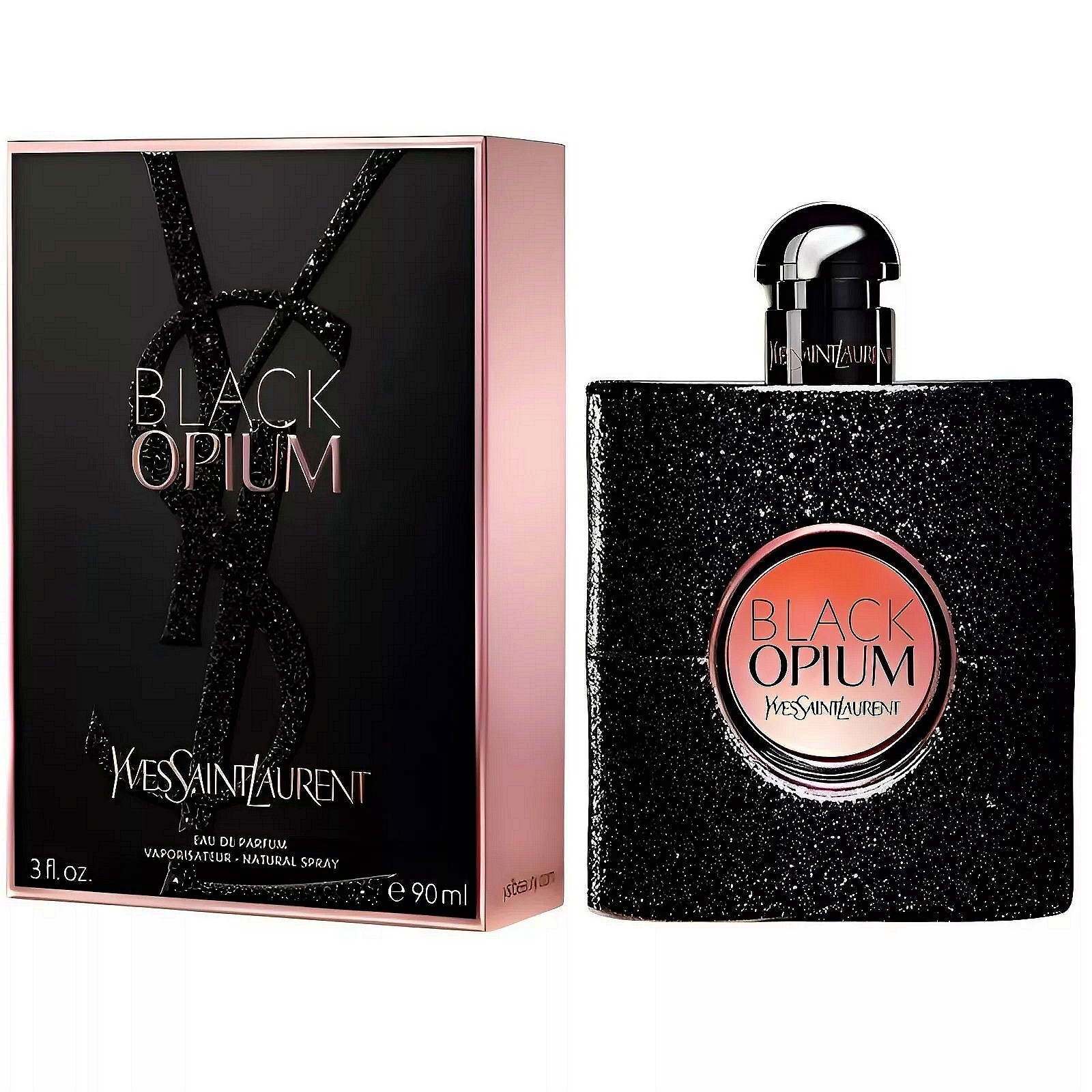 New Black Opium Eau De Parfum 3oz 90ml Gift EDP Spray for Women Rose,Lot，From US