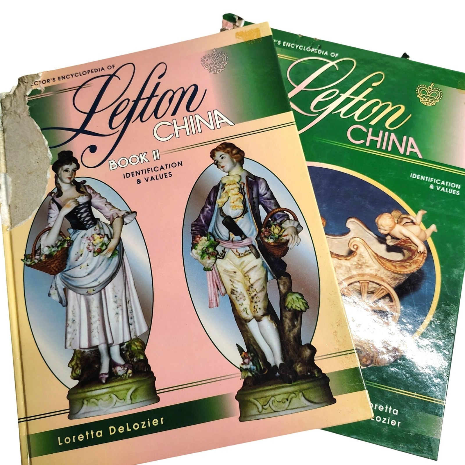 Collectors Encyclopedia Lefton China Book I & II By Loretta DeLozier Id