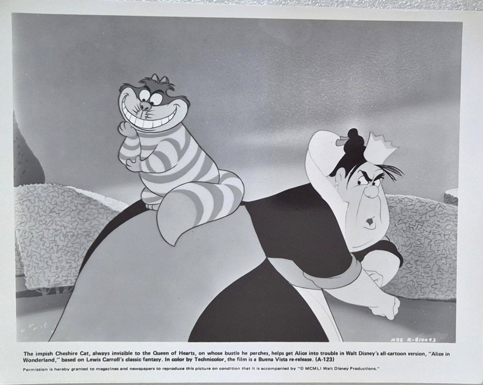 ALICE IN WONDERLAND (1951) - Press Photo / Lobby Card 10" x 8" - Walt Disney #5