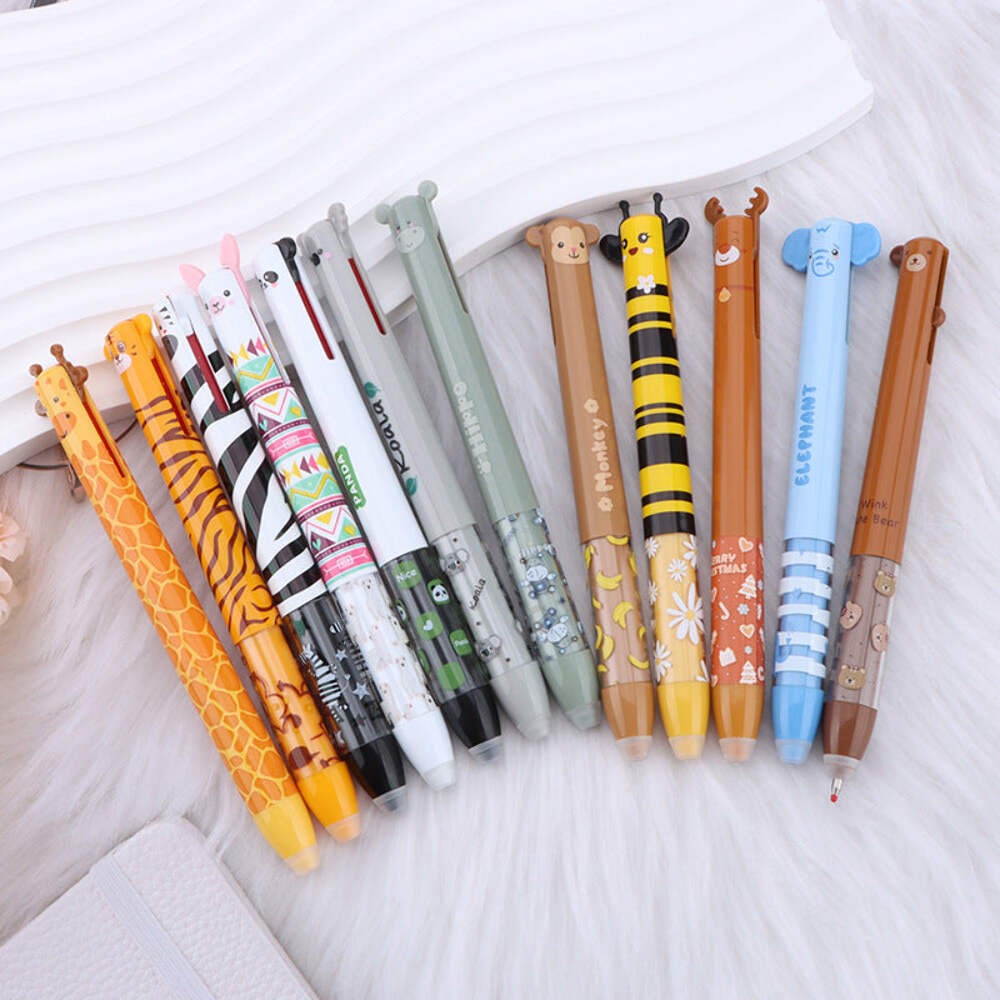 Cute Animal Erasable Gel Pen – 0.5mm Student Writing Pen