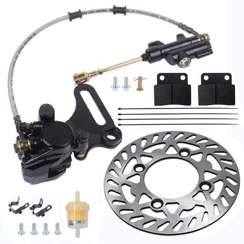 Rear Brake Assembly Master Hydraulic Cylinder Caliper with Replaced Disc Brake 