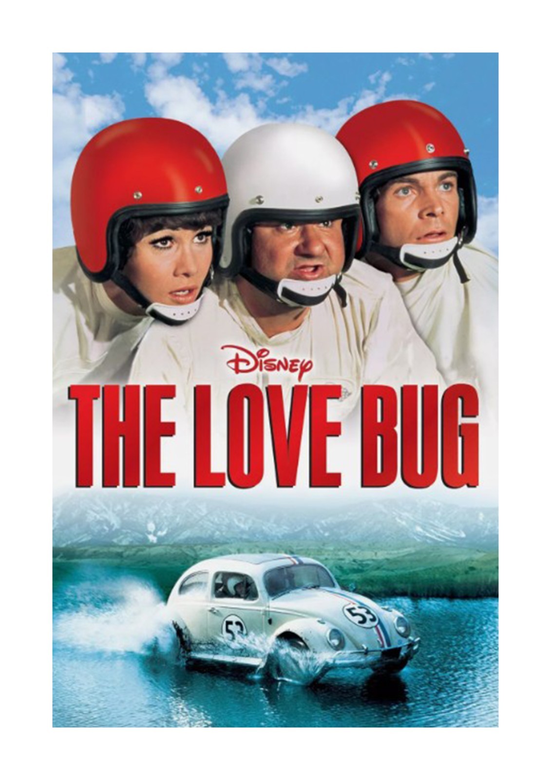 The Love Bug A4 reproduction mounted poster with choice of frame
