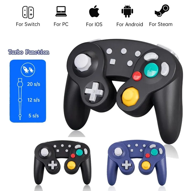 Bluetooth Gamepad Wireless GC Controller For Switch Gamecube Compatible With Nin