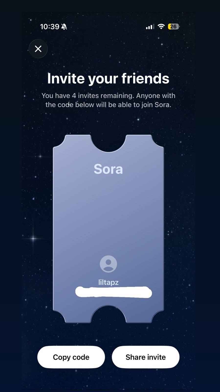 OpenAI Sora 2 Invite Code Will Direct Message - Instant Delivery! For iPhone App