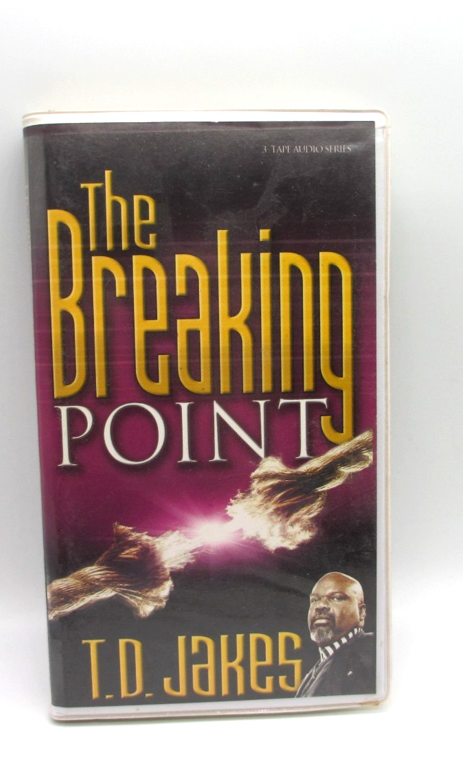 Bishop T. D. Jakes THE BREAKING POINT  3-Tape Cassette Set Religious