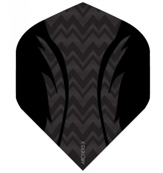 Archers X Pro Black Smoke Standard Dart Flights