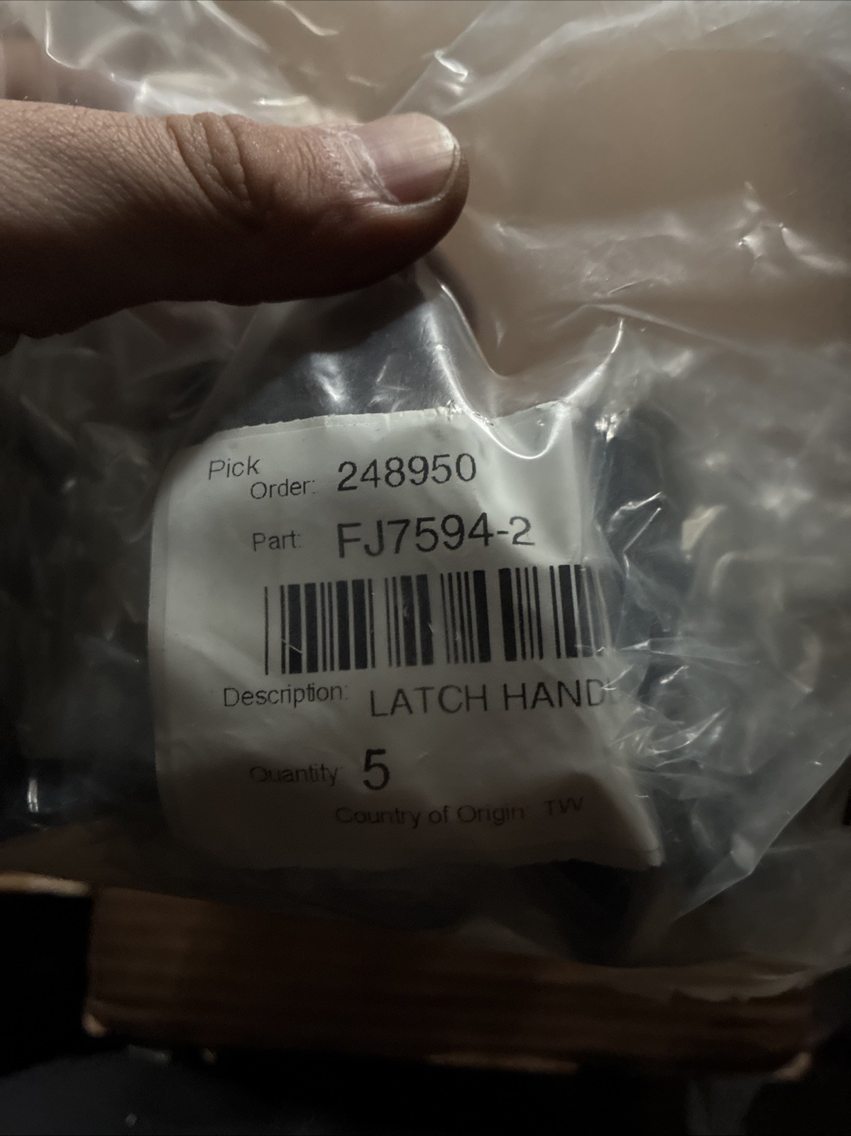 Rotary Lift FJ7594-2 Latch Handle