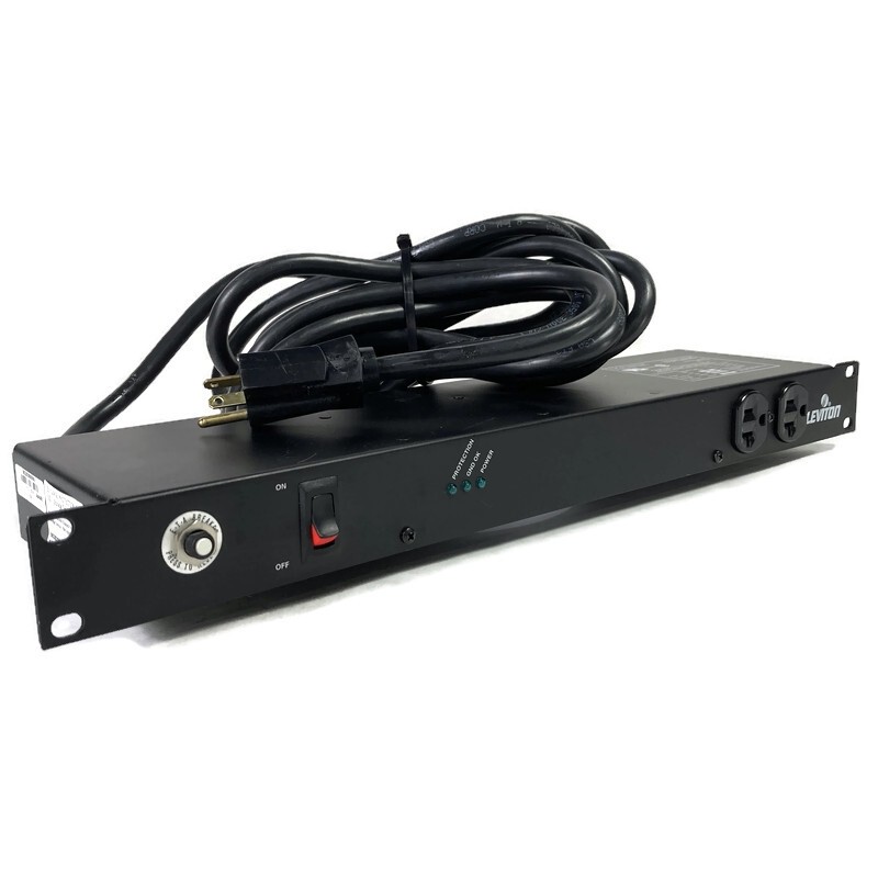 Leviton 5500-192 12-Outlet Transient Voltage Surge Suppressor Power Strip