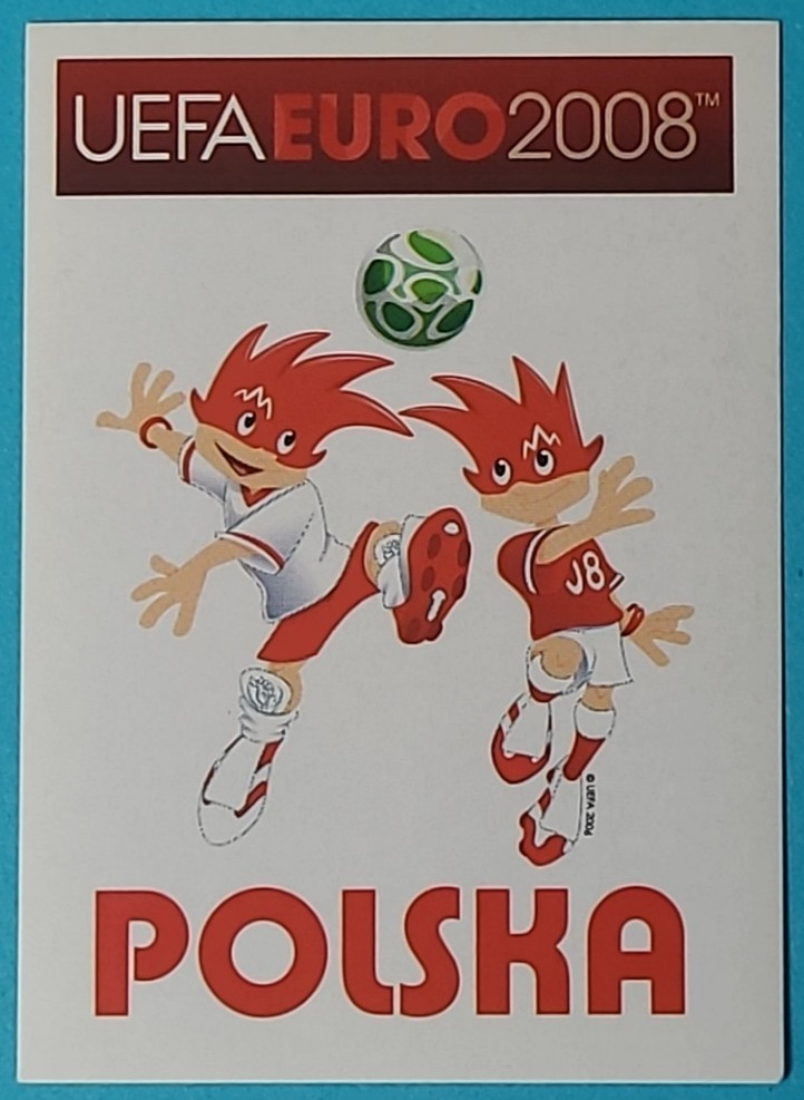 Panini Euro 2008 UEFA Euro 08 Sticker No. 228 Mascot Poland Polska