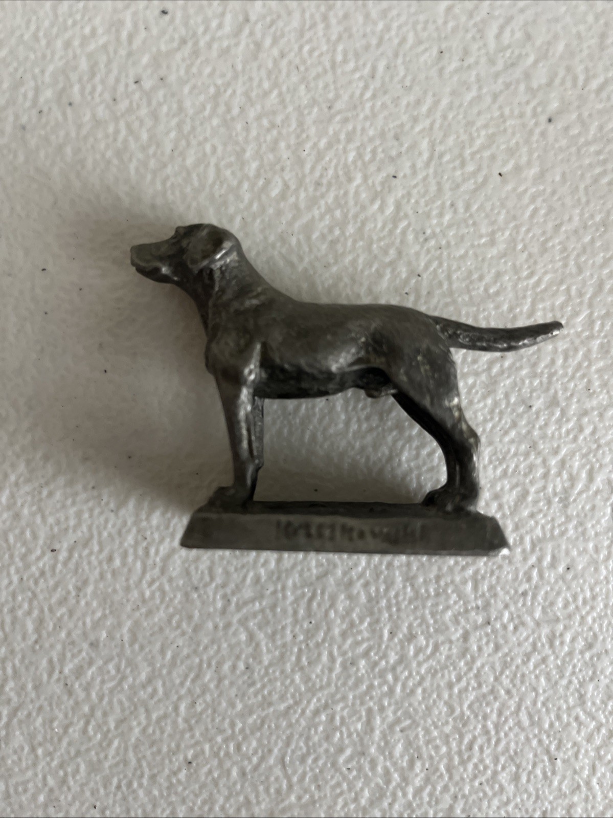 Vintage Pewter ? Labrador Retriever Dog