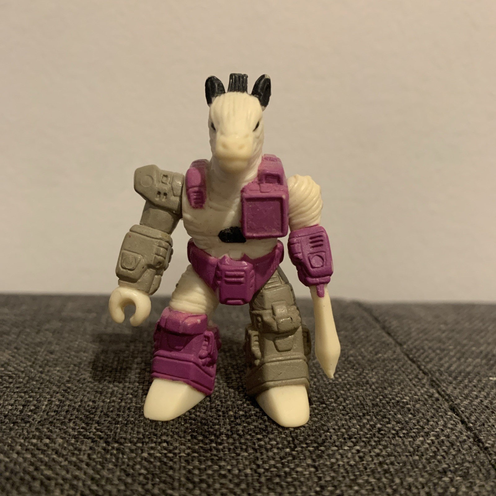 Hasbro Takara Vintage Battle Beasts #69 Zealot Zebra Figure Slight Damage No Rub