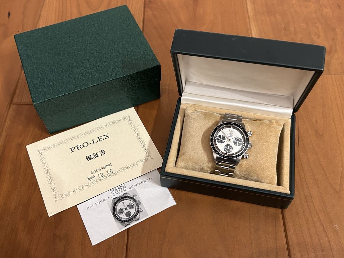 PRO-LEX Racingraph Dino Automatic Chronograph Wristwatch SS for klh2195klh