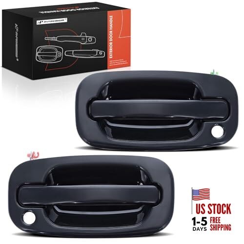  Front Left & Right Pair Outside Exterior Door Handles Compatible with Chevy 