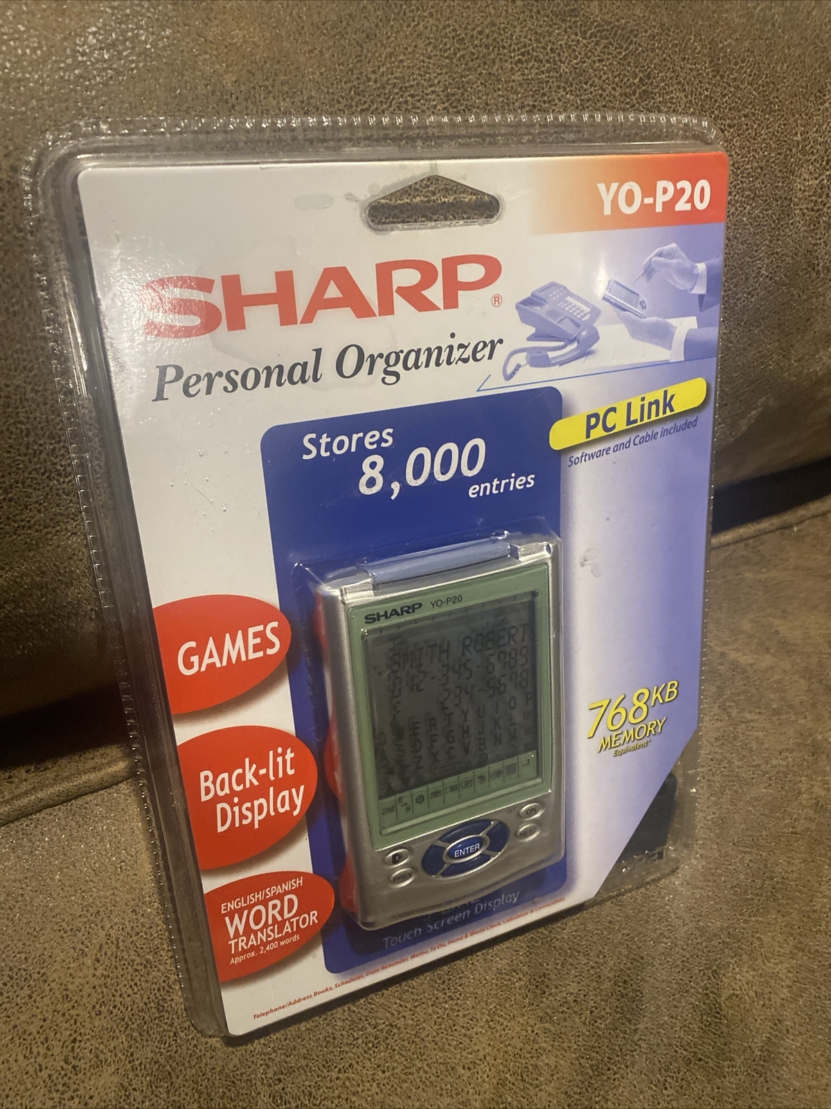 Sharp Personal Organizer NOS Schedule Games Address Book English Spanish YO-P20