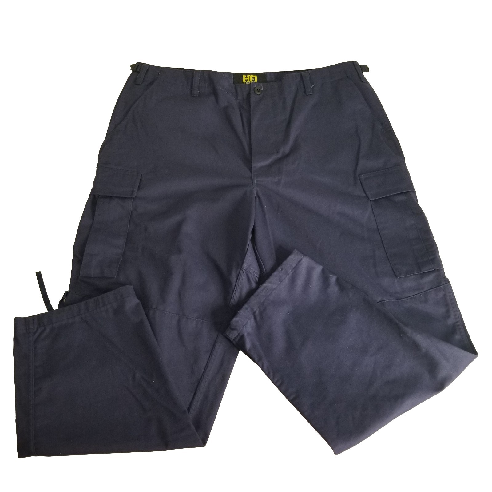 Military Cargo Pants Rip Stop Men's BDU 2XL Blue Survival HQ Issue 