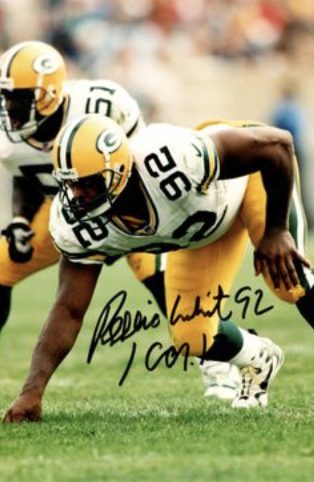 Reggie White Signed RP 8X10 Reprint Photo Green Bay Packers