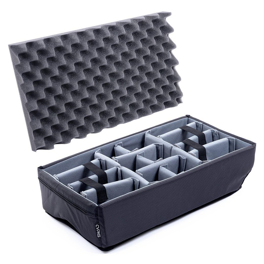 Gray Padded Divider Set for The Pelican 1535 Air case.