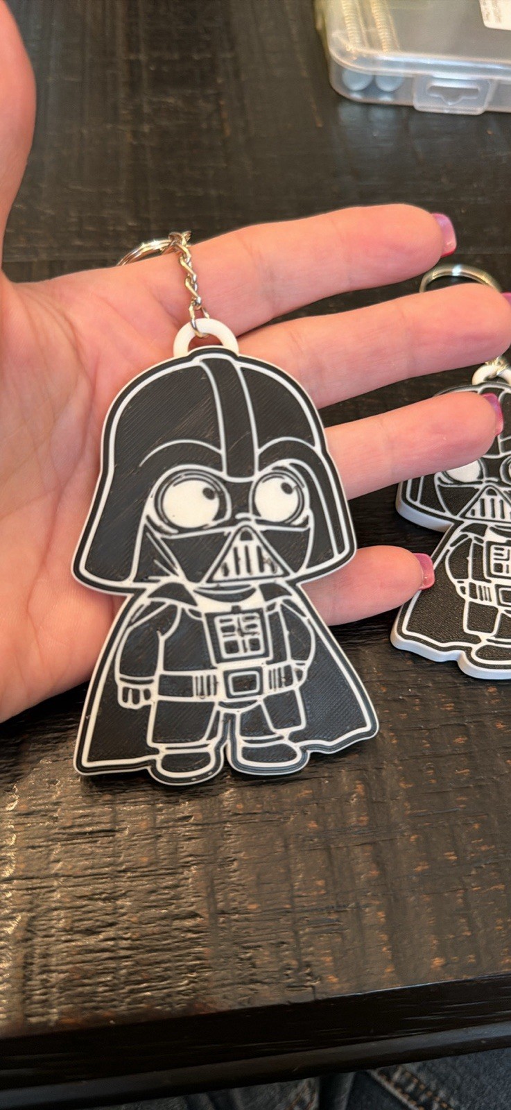 Darth Vader Cartoon Keychain