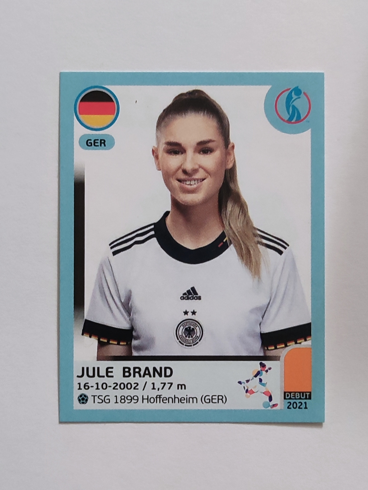 Panini Women's Euro 2022 - Jule Brand Rookie 125 LL