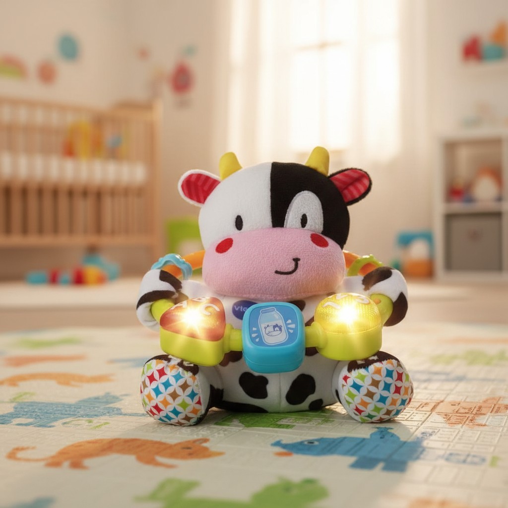 Lil' Critters Moosical Cow - Fun Plush Educational Toy for Kids 0-24