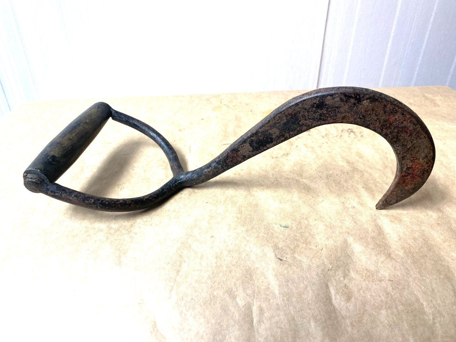 A Vintage Pulp - Wood Hook  from Maine