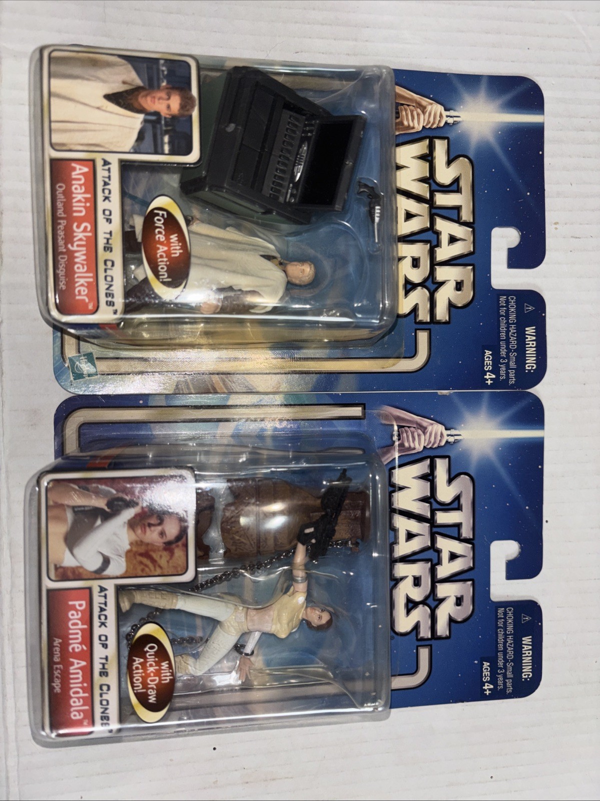 Hasbro Star Wars Episode II: Padme Amidala & Anakin Skywalker Action Figures New