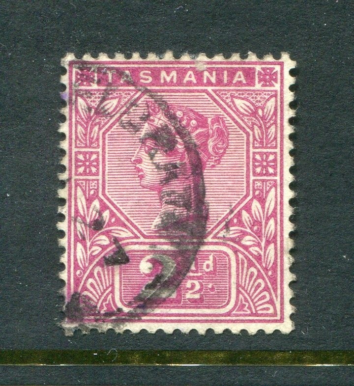 Tasmania #77 Victoria 2 1/2 P. [Used] 